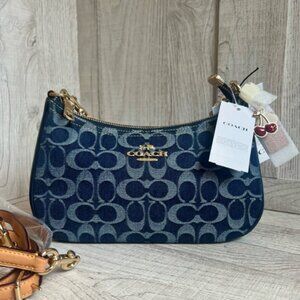 Coach Teri Shoulder Bag In Signature Denim